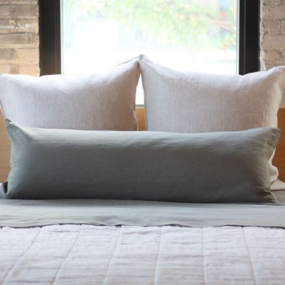 100% French Linen Euro Sham - 26" X 26"