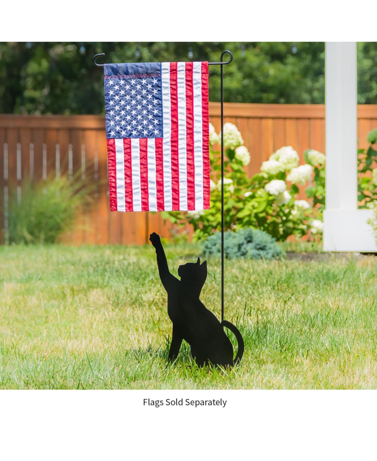Evergreen Cat Garden Flag Stand, Kd