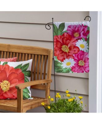 Blooming Garden Suede Flag 12.5 x 18 Inches Indoor Outdoor Decor