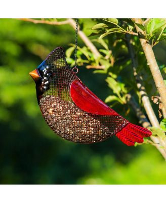 Garden Cardinal Mesh Bird Feeder