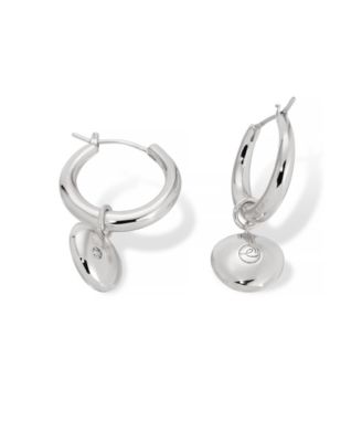 Polished Pebble Huggie Hoop Earrings