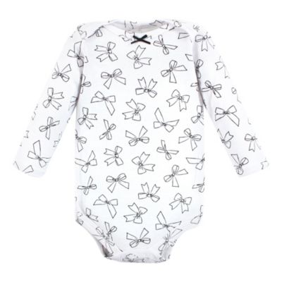 Baby Girls Hudson Cotton Long-Sleeve Bodysuits 7-Pack