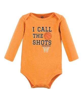 Baby Unisex Multipack of 7 Cotton Long-Sleeve Baby Bodysuits