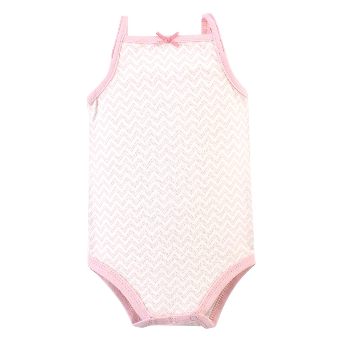 Hudson Baby Baby Girls Cotton Sleeveless Bodysuits 5pk,- Pink cactus