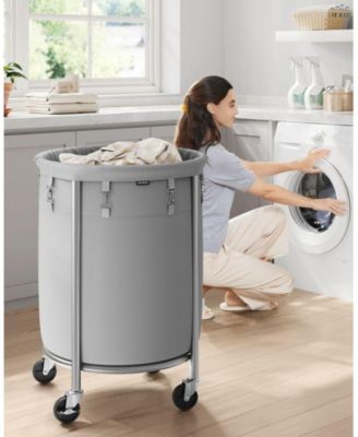 18.5 Gal. Laundry Basket with Wheels