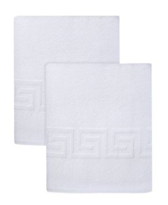 OZAN PREMIUM HOME - Milos Greek Key Design Collection 100% Turkish Cotton Bath Sheet, 40" x 60"