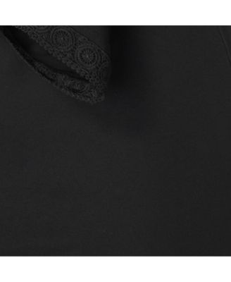 Women's High Neck Lace Midi Dress