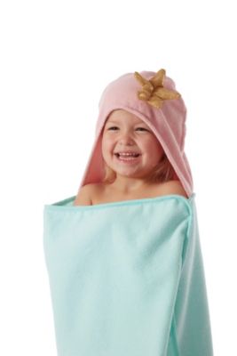 Complete Juvi Mermaid Themed Fabric 5 Piece Shower Curtain Bathroom Set