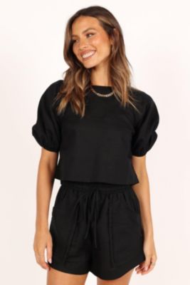 Women's Chelsey Linen Top and Short Set