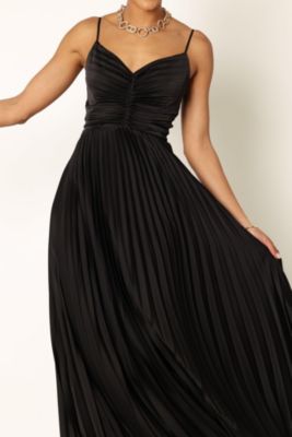 Naira Pleated Maxi Dress