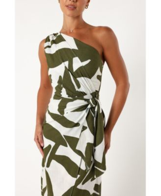 Women's Zara One Shoulder Midi Dress