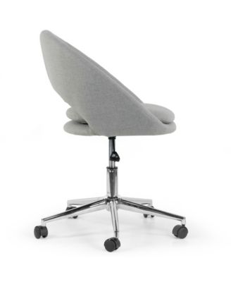 34.75" Aura Fabric, Metal Task Chair