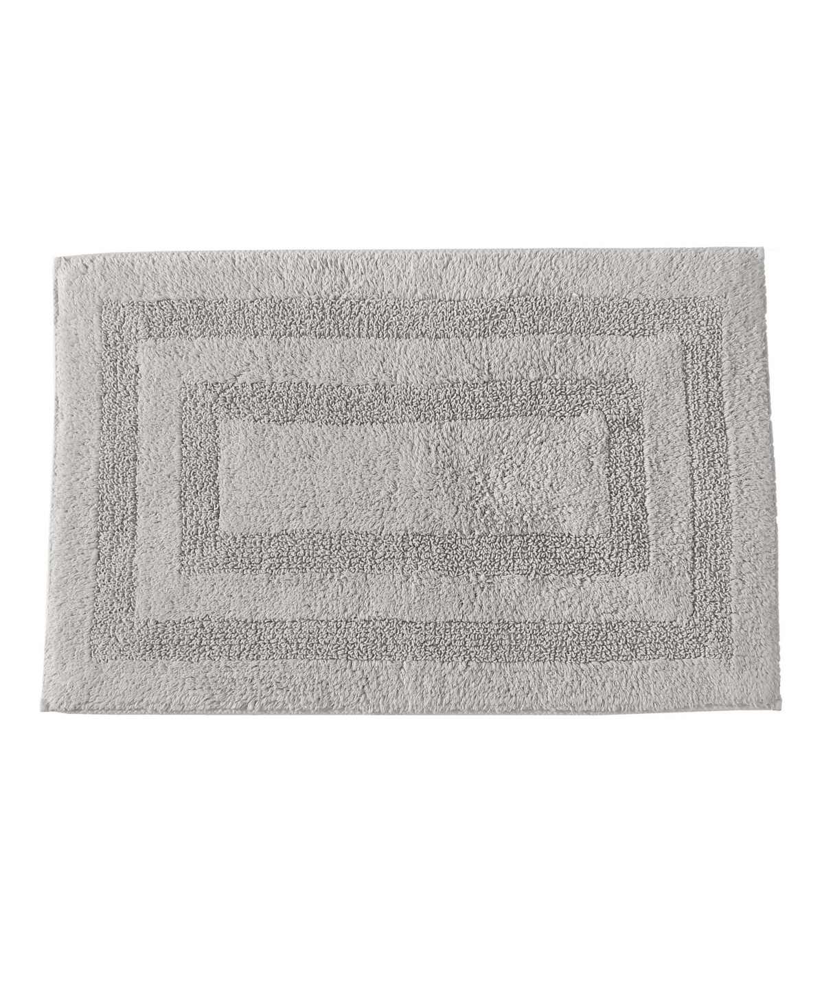 Shop Nautica Micellar Solid Reversible Cotton Tufted 2 Piece Bath Rug Set In Grey