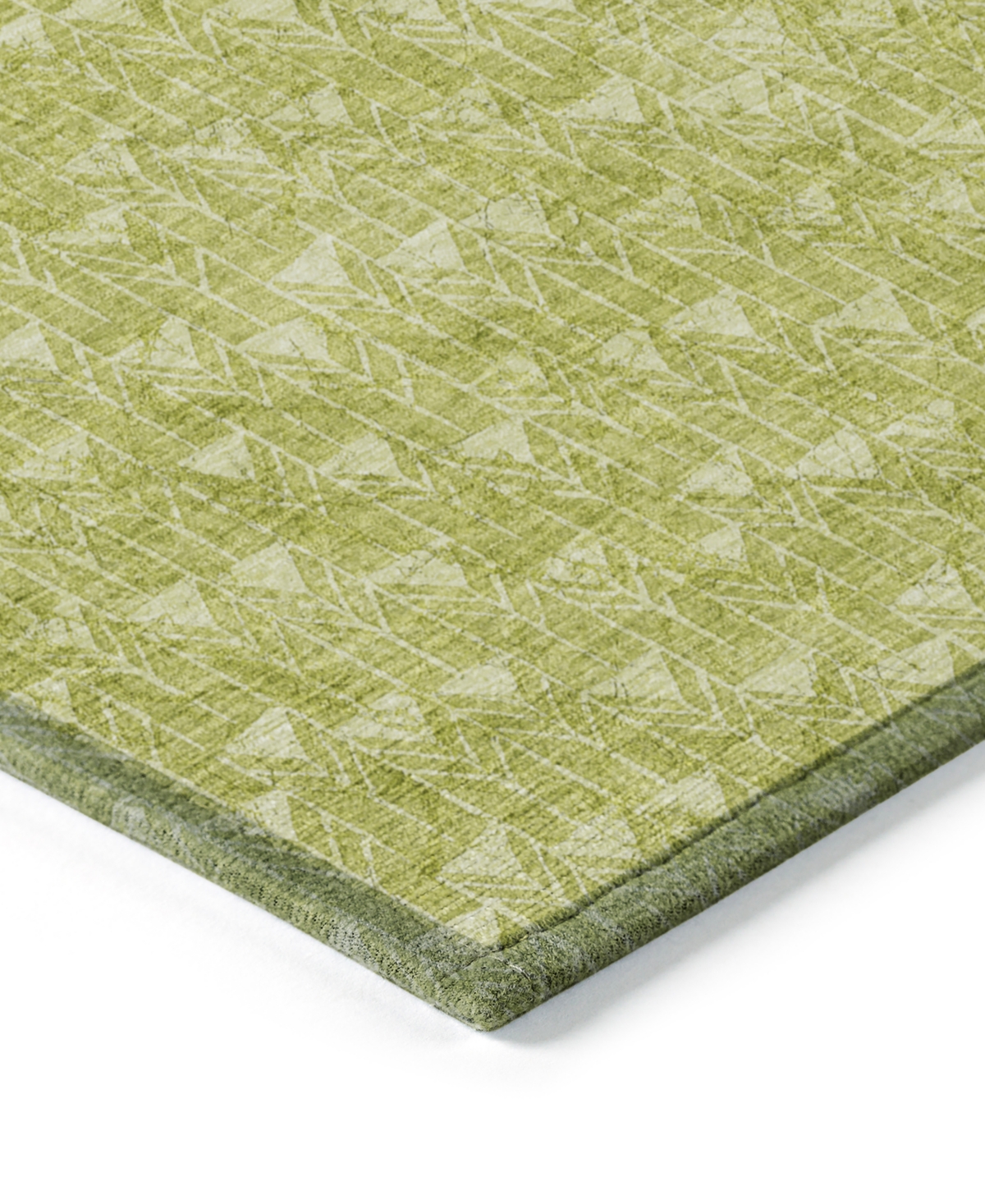 Shop Addison Chantille Machine Washable Acn514 8'x10' Area Rug In Lime
