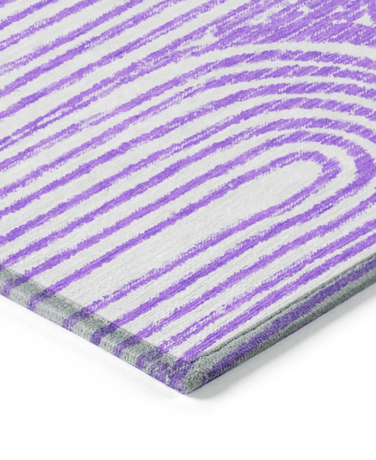 Addison Chantille Machine Washable Acn540 5'x7'6 Area Rug In Purple
