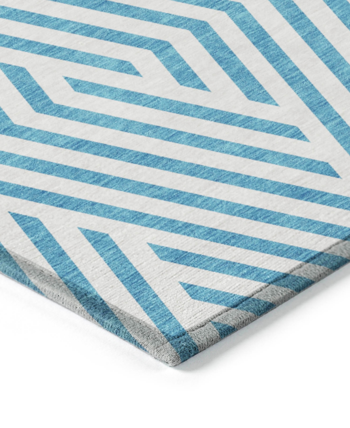 Addison Chantille Machine Washable Acn550 9'x12' Area Rug In Ocean
