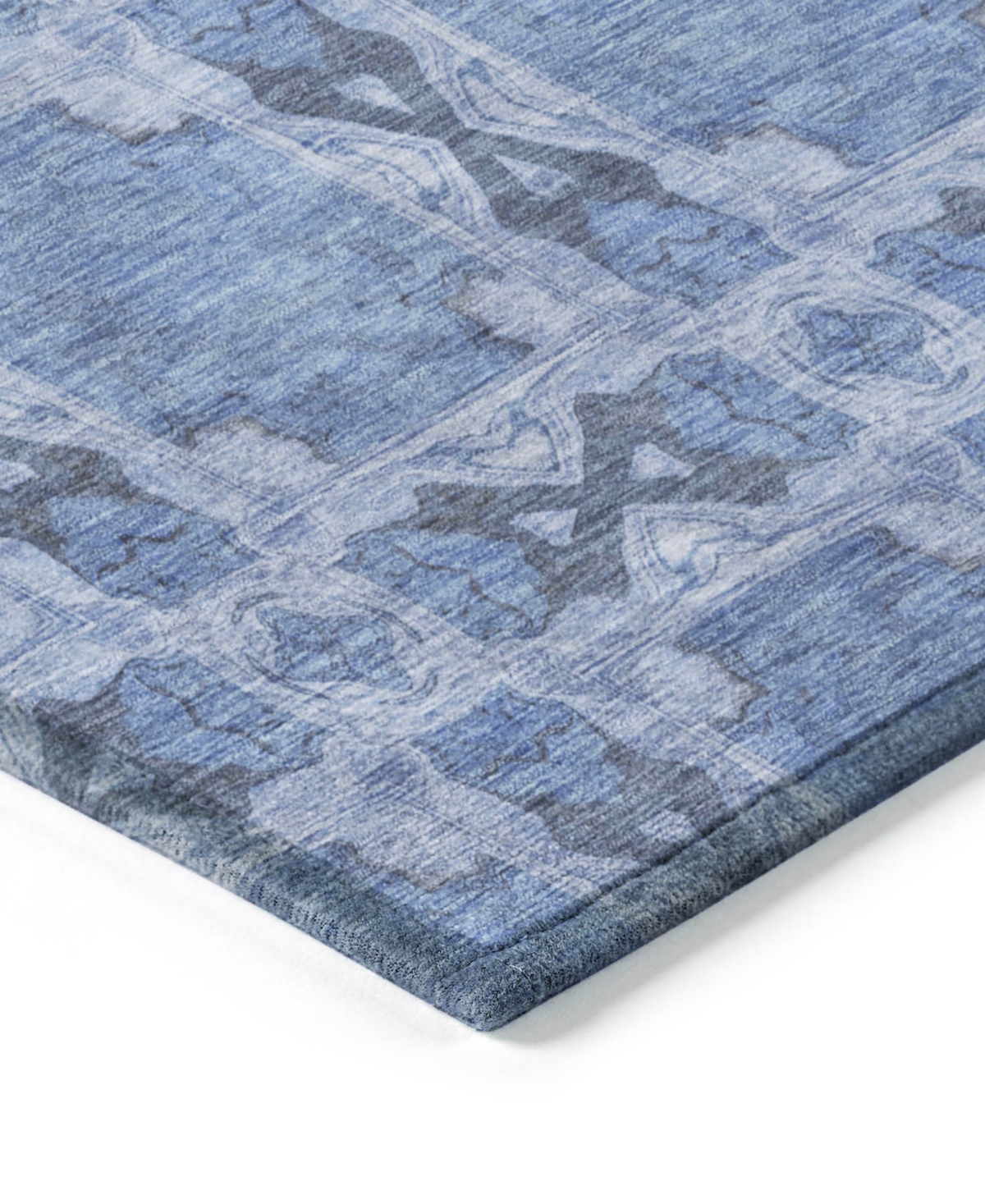 Shop Addison Chantille Machine Washable Acn564 10'x14' Area Rug In Denim