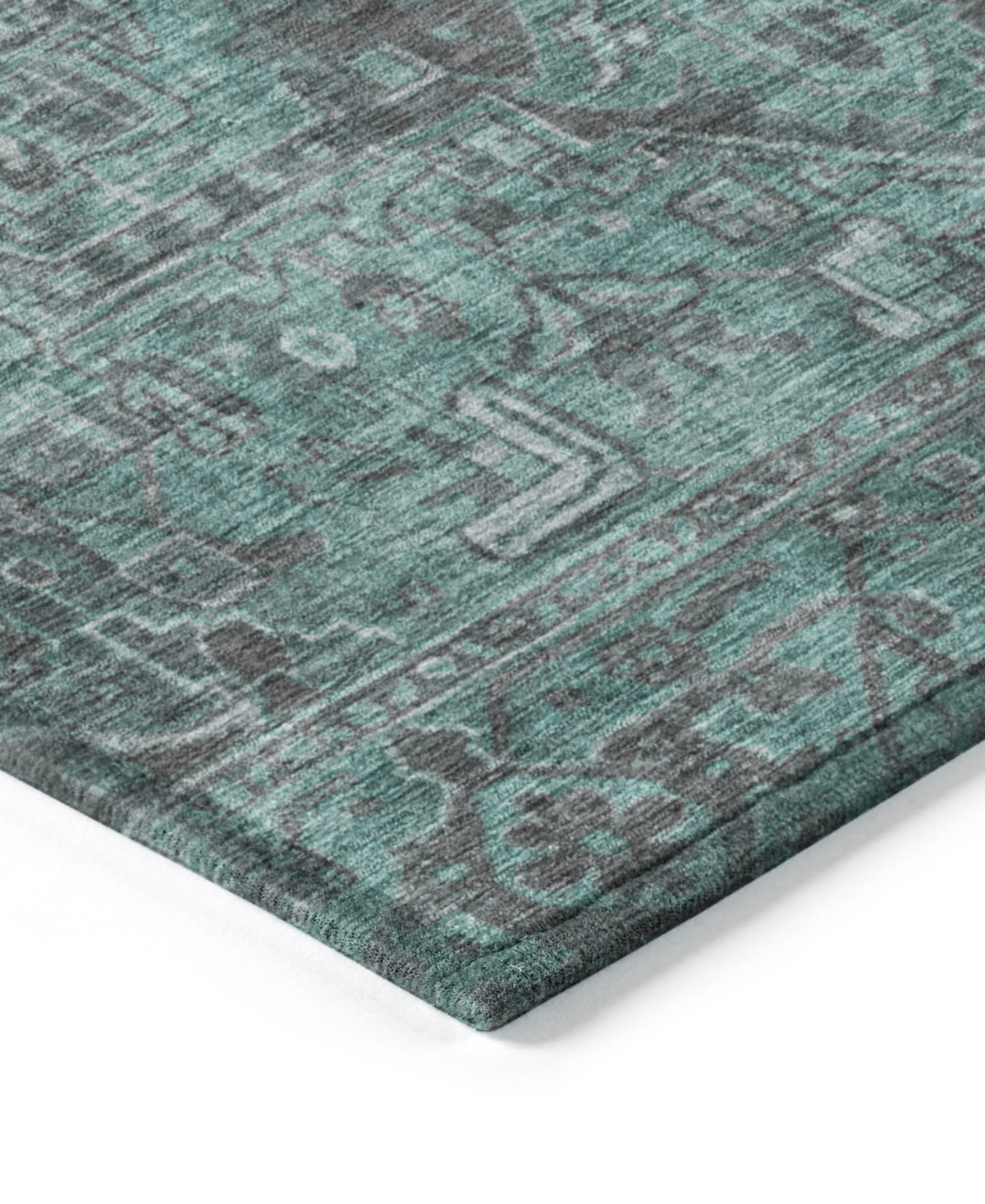 Shop Addison Chantille Machine Washable Acn571 10'x14' Area Rug In Turquoise