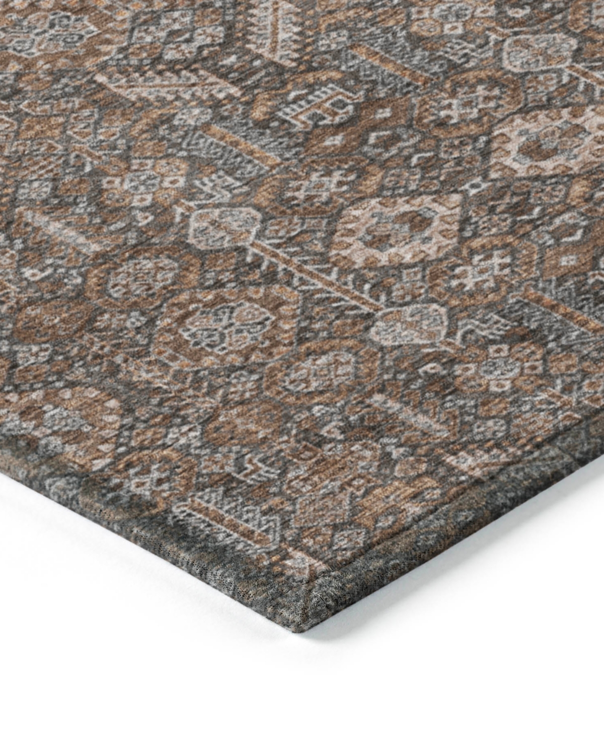 Addison Chantille Machine Washable Acn574 2'3x7'6 Runner Area Rug In Chocolate