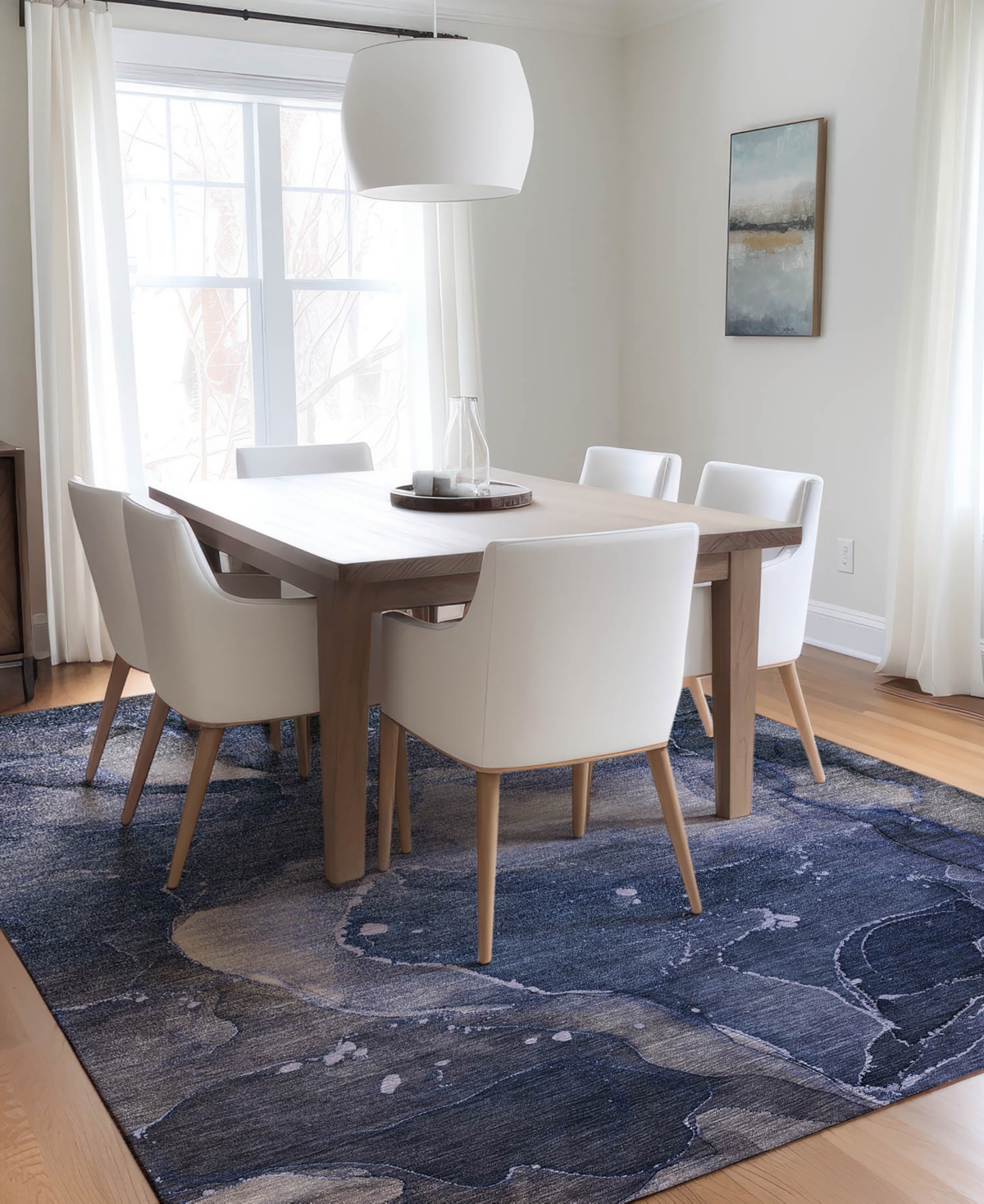 Addison Chantille Machine Washable Acn522 2'6x3'10 Area Rug In Blue