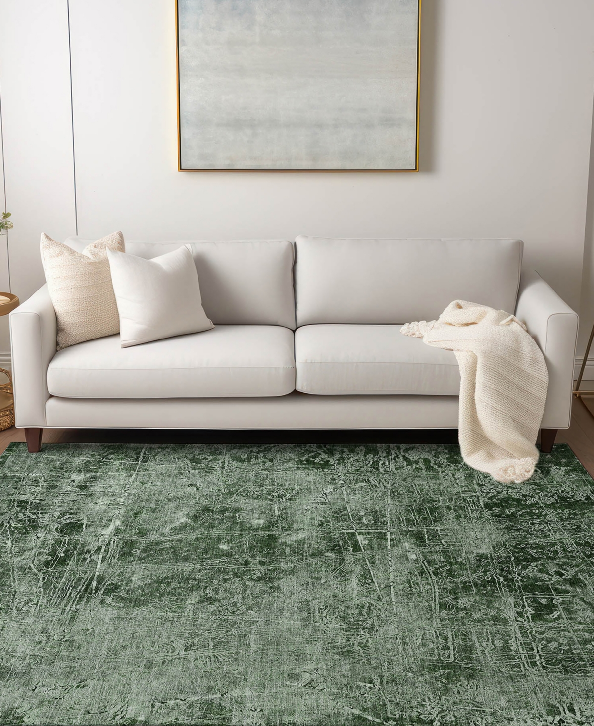 Addison Chantille Machine Washable Acn559 8'x10' Area Rug In Jade