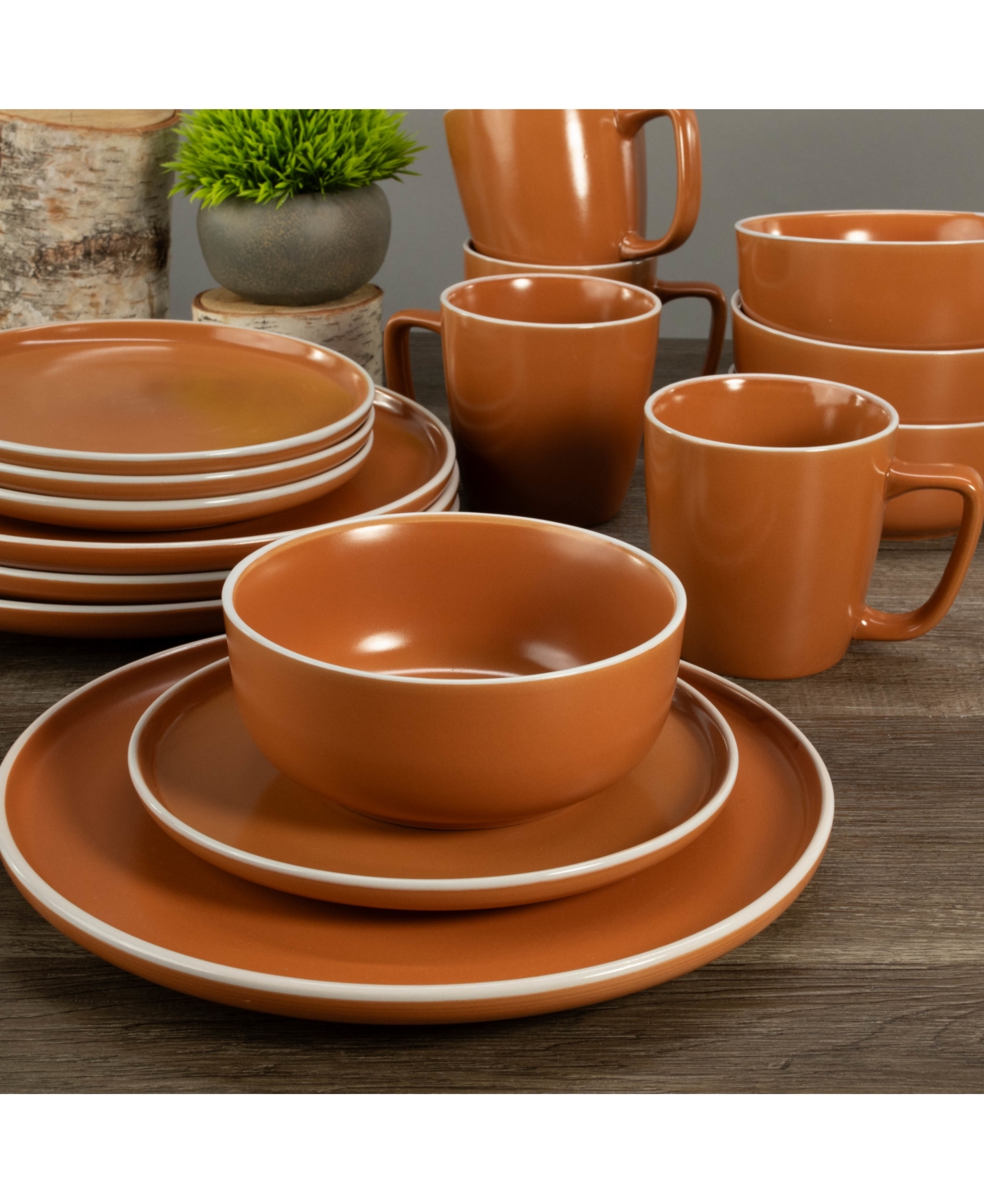 Bia Cordon Bleu Tempo 16-piece Dinnerware Set, Service For 4 In Sage