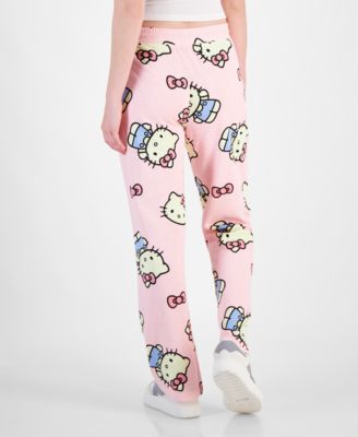 Love Tribe Juniors' Hello Kitty Drawstring Lounge Pants - Macy's
