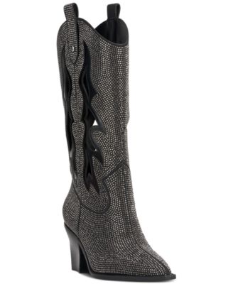 Jessica simpson outlet boots black rhinestones