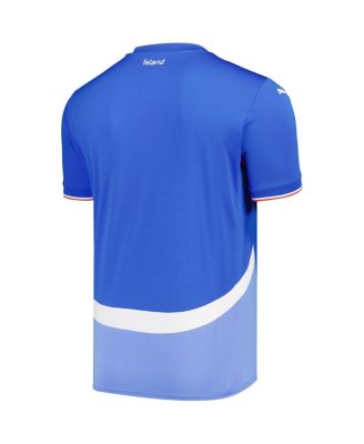 Men's Blue Iceland National Team 2024 Home Replica Jersey