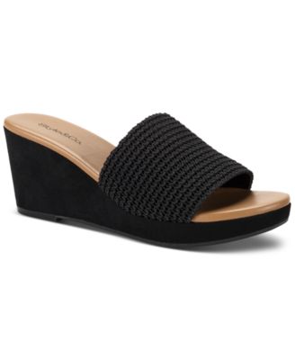 Style & Co - Aimee Knit Wedge Sandals