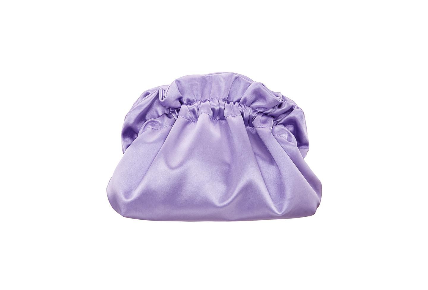 Женская сумка Nina Satin Gathered Crossbody Pouch, цвет: Чёрный — фото 28