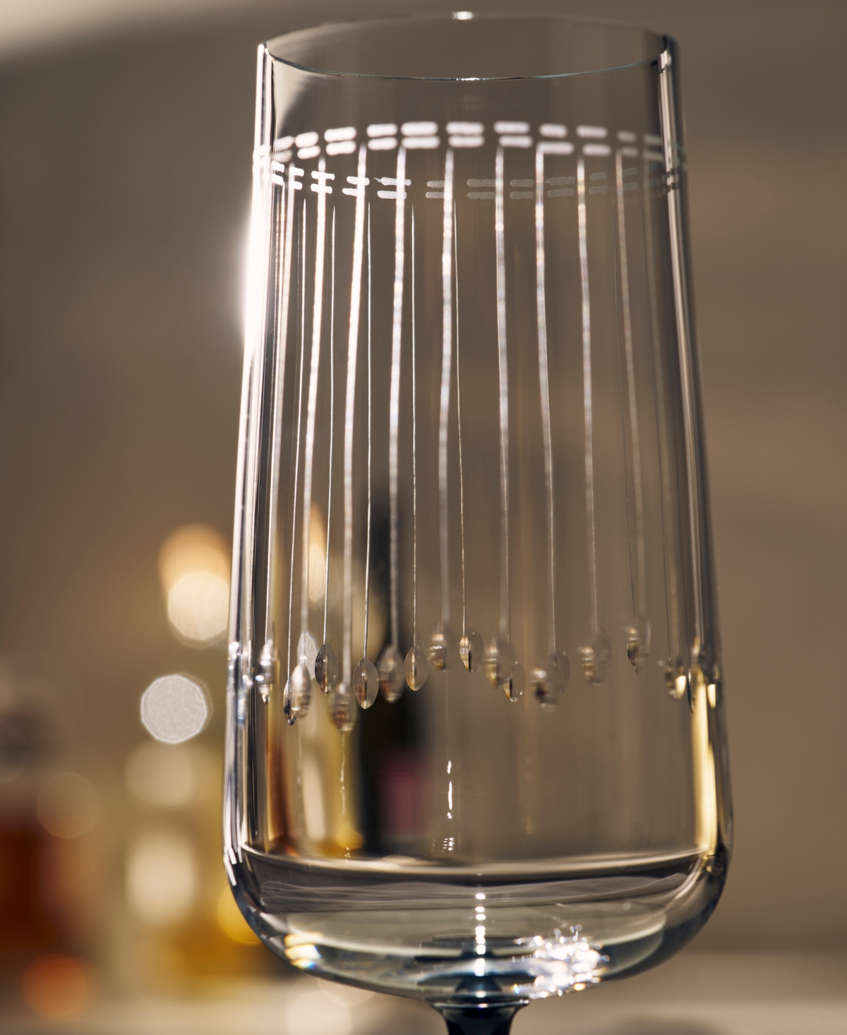 Zwiesel Glas Handmade Glamorous Champagne Flute 10.7oz In Clear