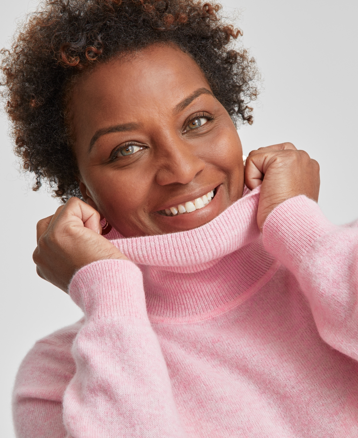 Charter Club Plus Size Cashmere Turtleneck Sweater, Created for Macy's