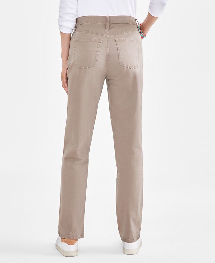 Style & Co Women's Straight-Leg High Rise Jeans, Created for Macy's ...