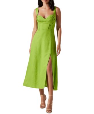 【驚きの値段】 the ASTR Label Dress Midi Sweetheart-Neck Estella Women's ワンピース