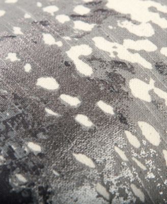 Abstract Design Polyester Filled Decorative Pillow, 14" x 26"