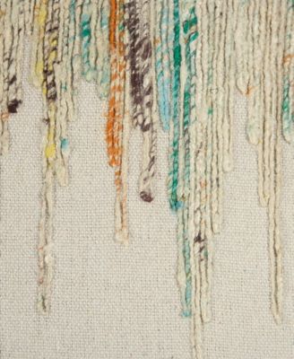 Abstract Design Polyester Filled Decorative Pillow, 20" x 20"