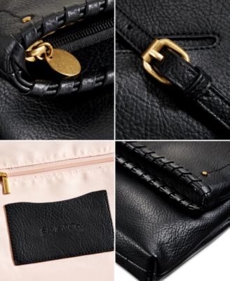 Whipstitch East West Flap Small Crossbody, Exclusively at Macy's 