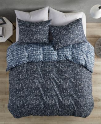 Maca Reversible 3-Pc. Duvet Cover Set, King/California King