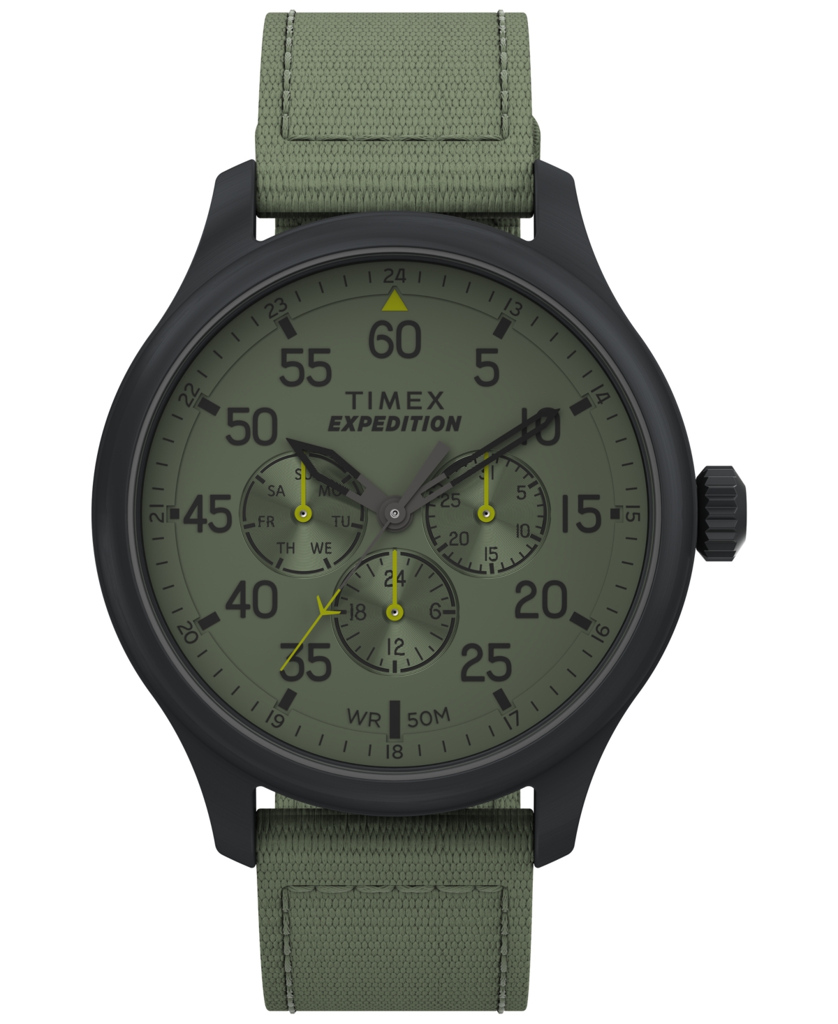 Shop Timex Men's Expedition Field Quartz Analog Green Material Strap 43mm Round Watch