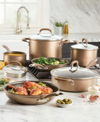 Premier Professional Hard-Anodized Aluminum 10-Pc. Cookware Set