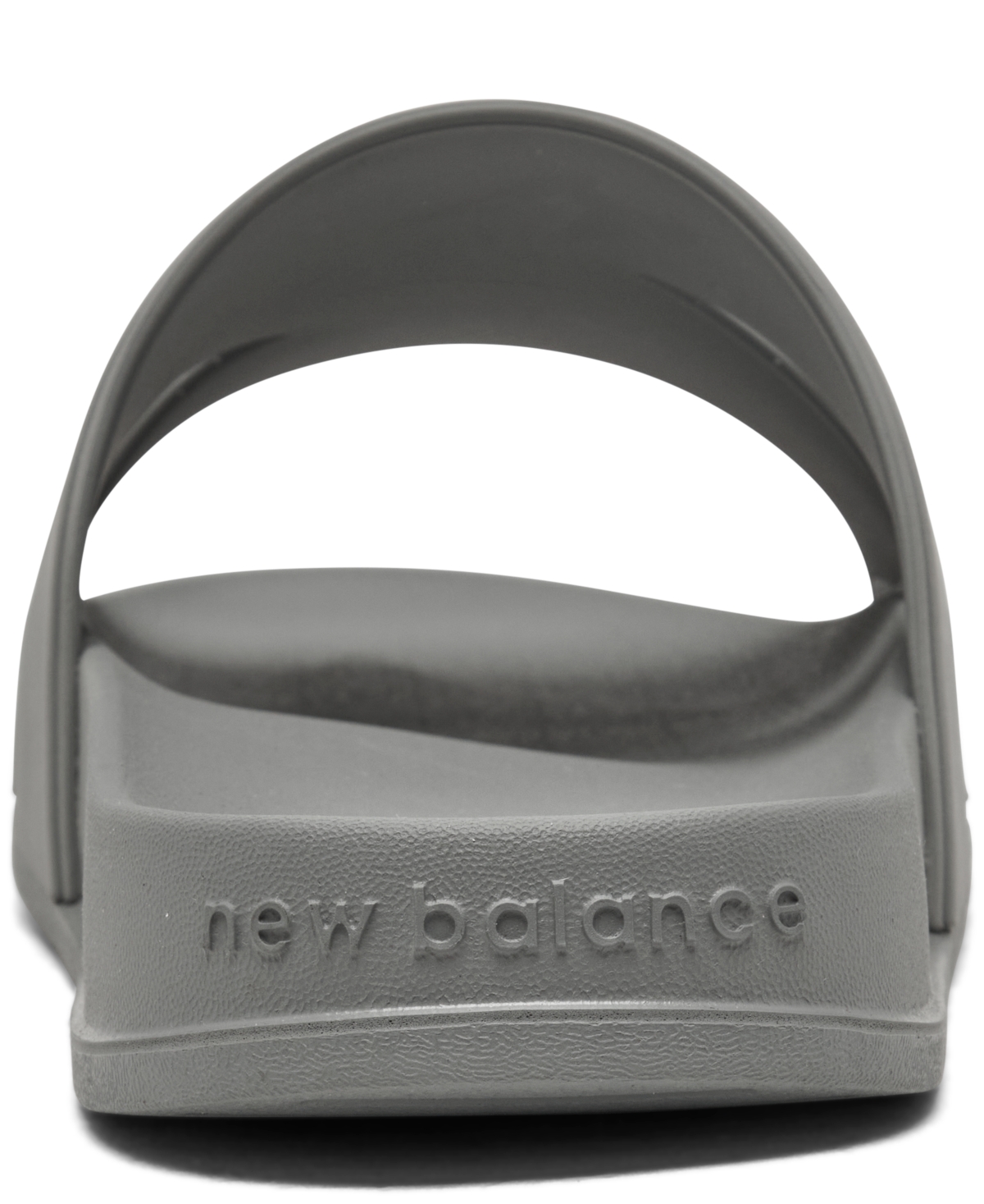 Shop New Balance Men's 200 Slide Sandals From Finish Line In Slate Grey