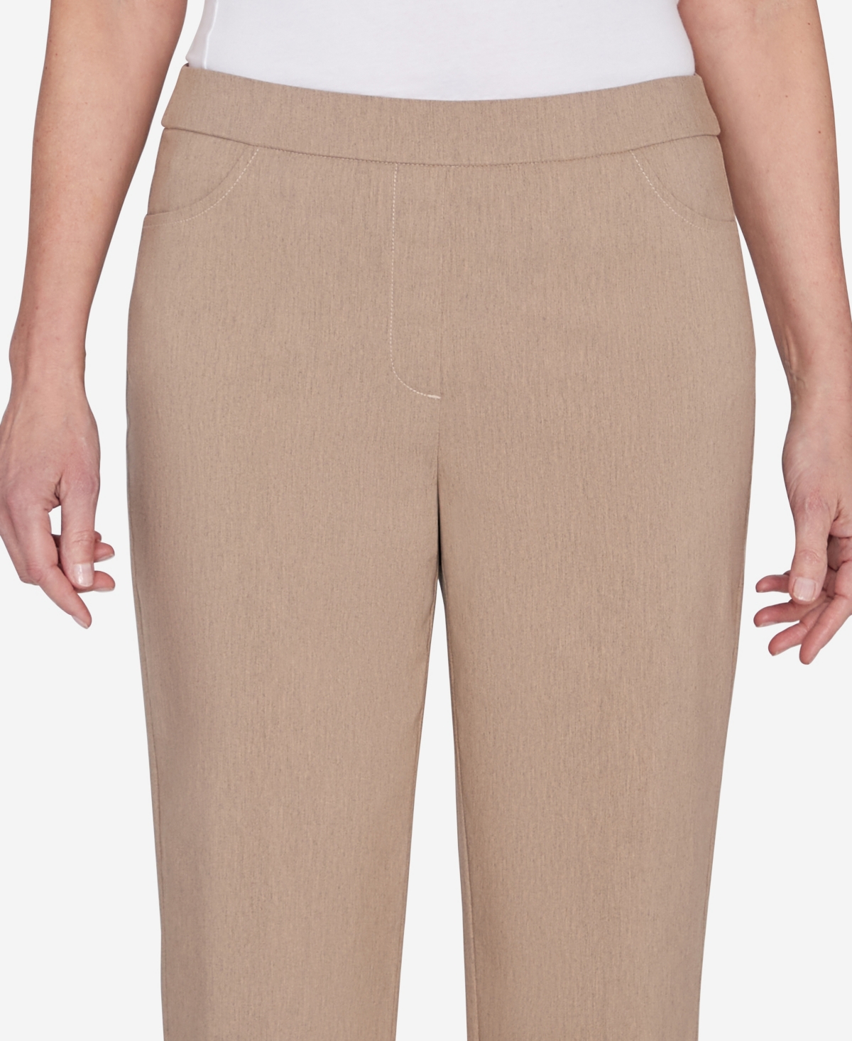 Alfred Dunner Petite Charm School Pull On Classic Charmed Pant, Petite & Petite Short