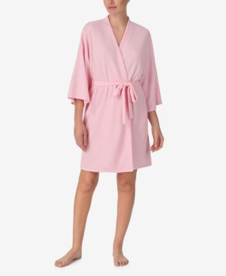 Women's 3/4 Kimono  Sleeve  Short Robe