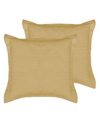 Home Cloud Waffle 2-Pc. Sham Set, European