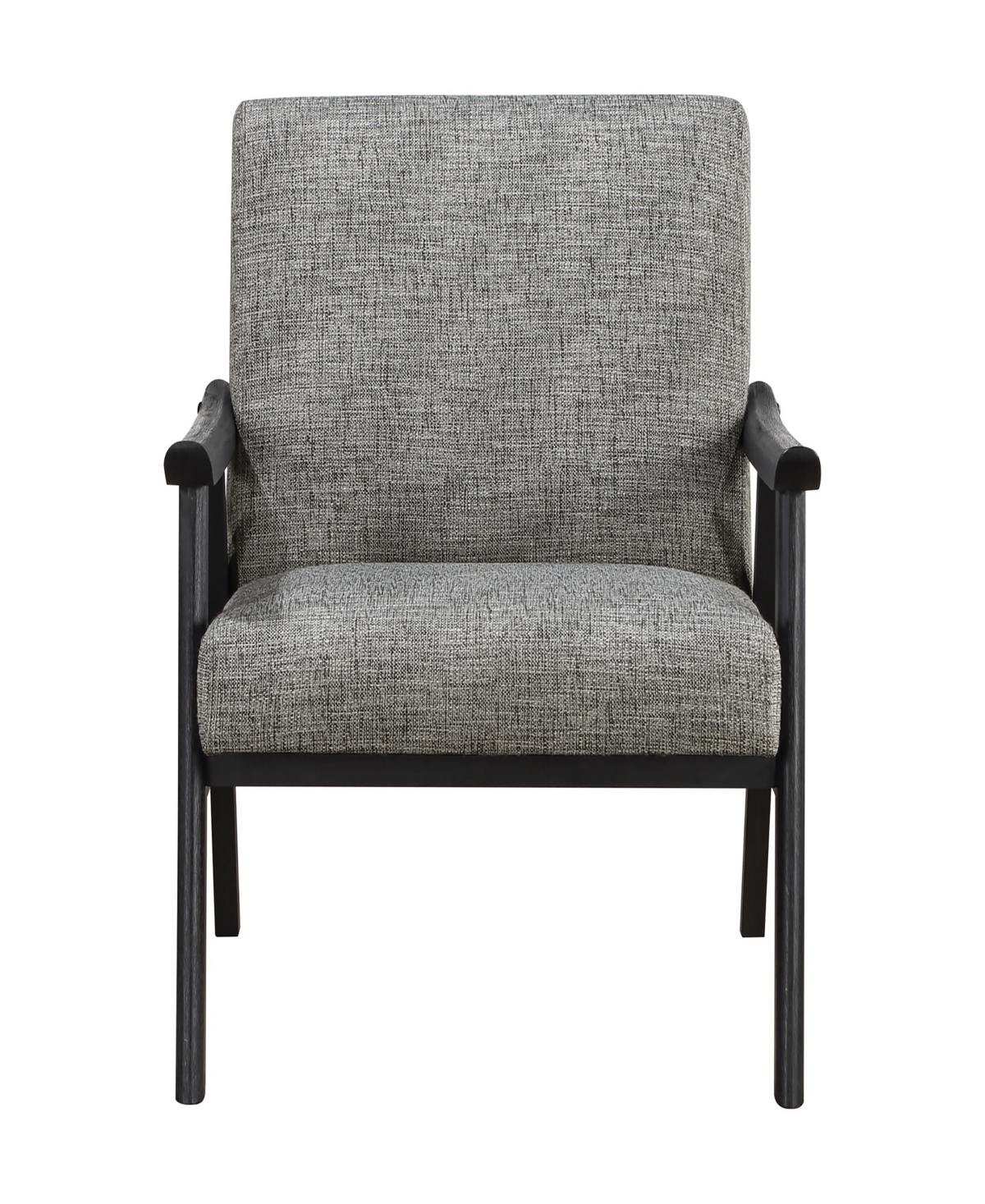 Shop Osp Home Furnishings Office Star Weldon Armchair In Graphite Fabric With Black Finished Frame