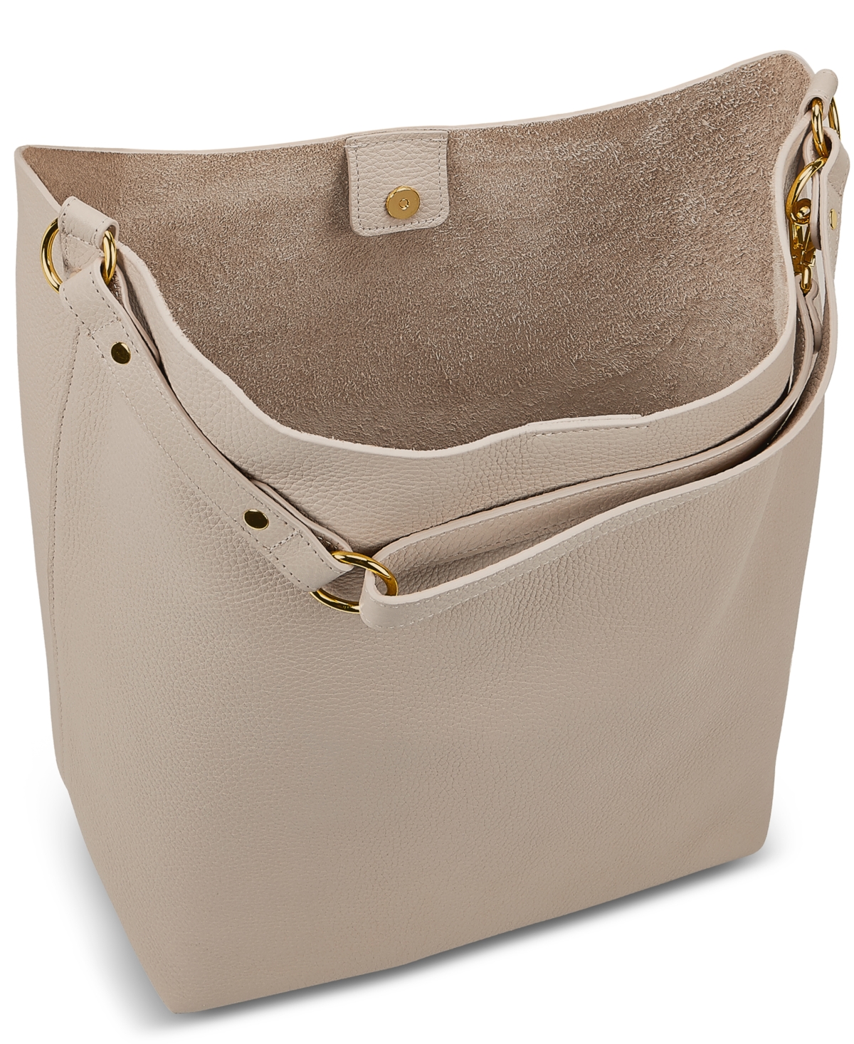 Shop Gigi New York Addison Hobo Leather Bag In Beechwood