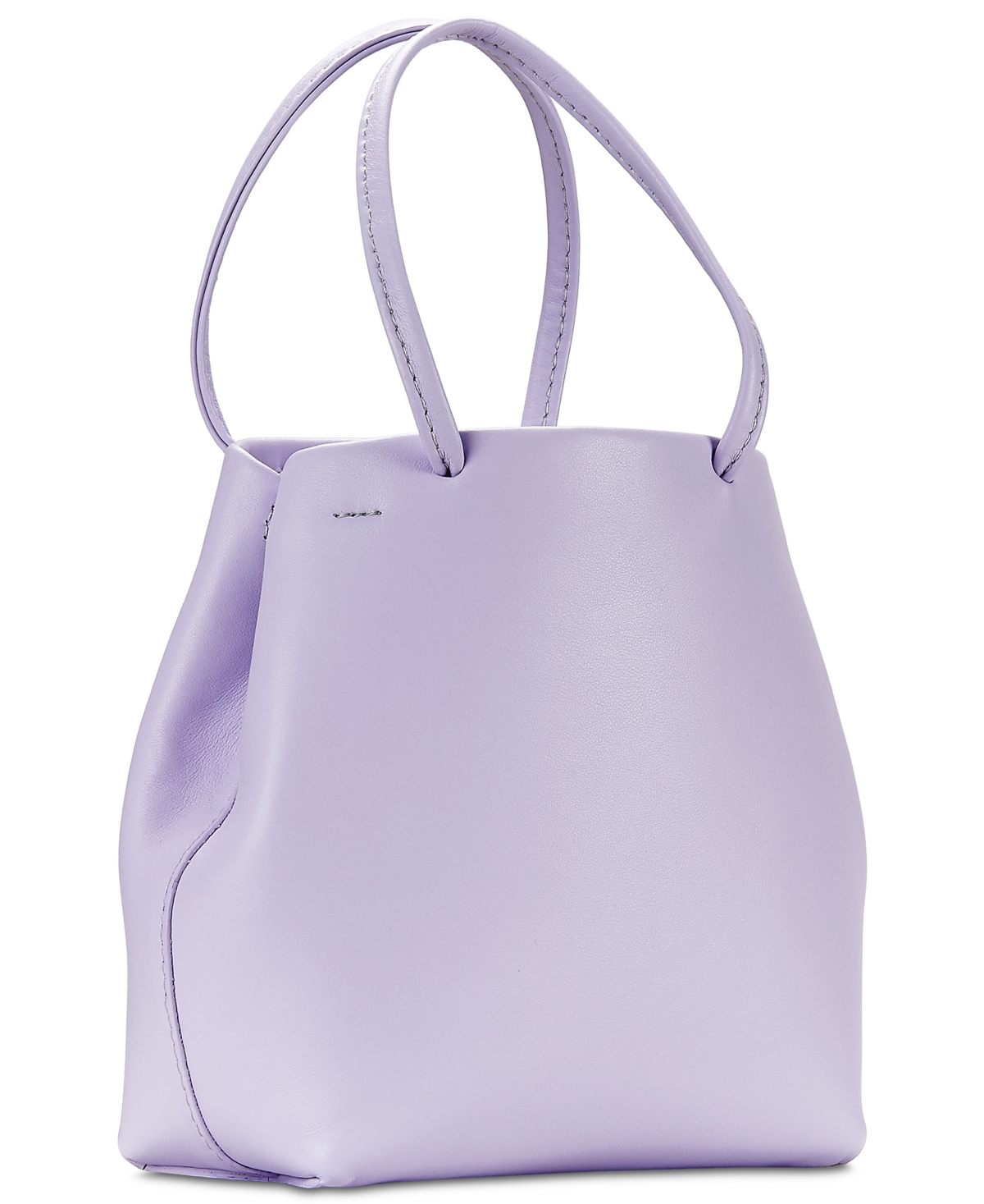 Shop Gigi New York Sydney Mini Leather Shopper Bag In Lilac
