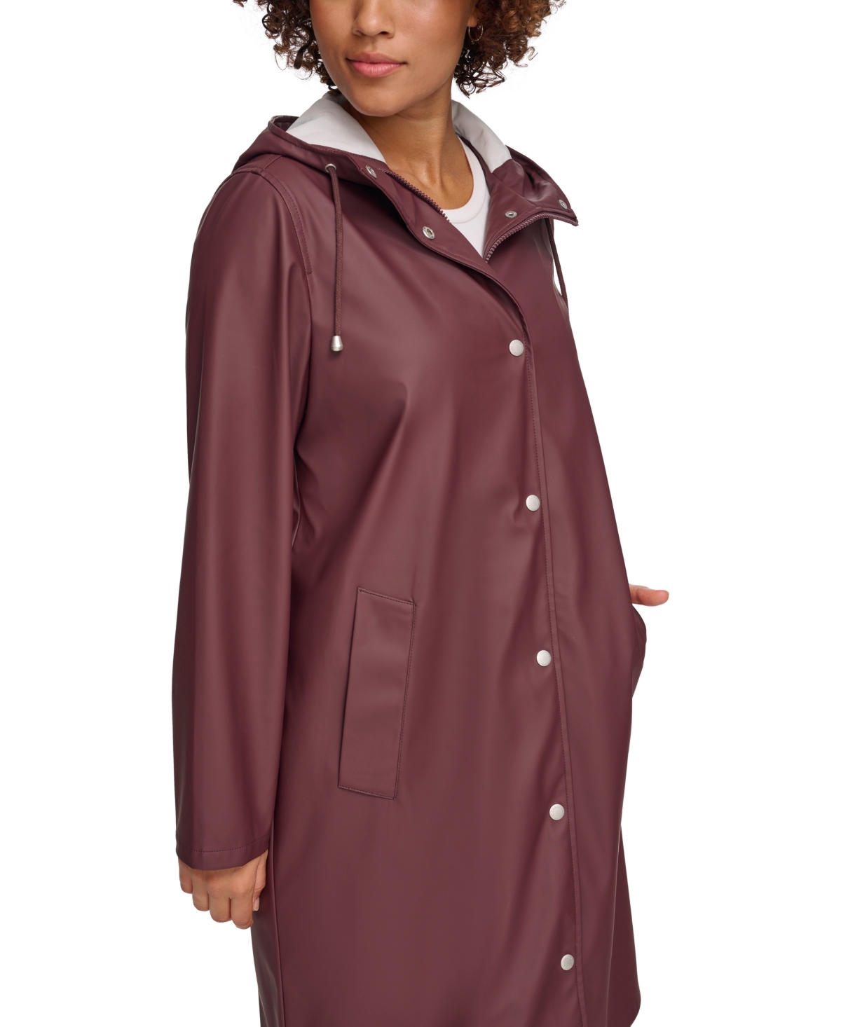 Levi's Women's Long Hooded Rain Coat