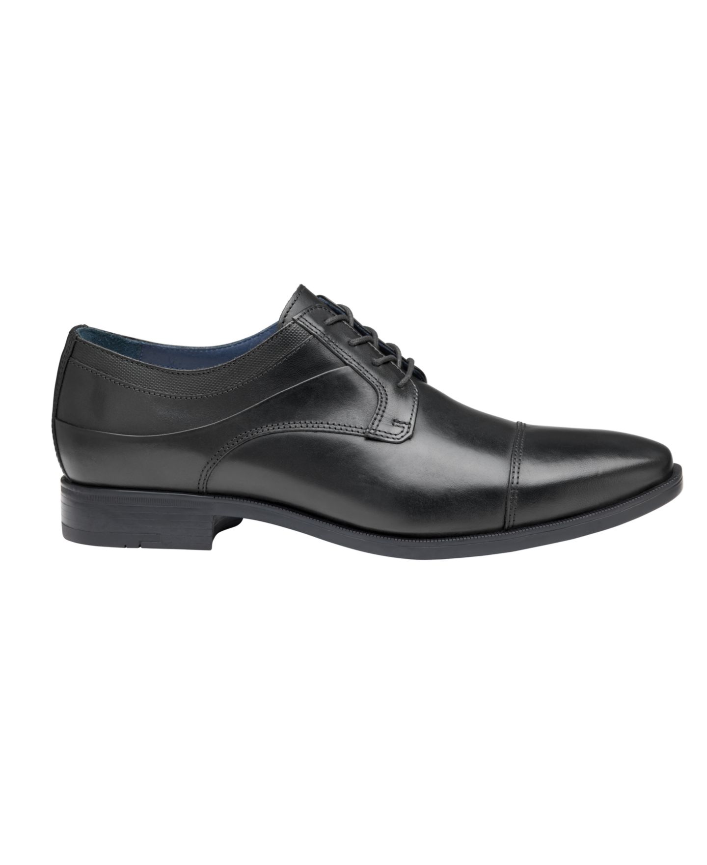Обувь Johnston & Murphy Men's Gibbons Cap Toe Oxfords, цвет: Чёрный — фото 5